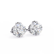 Prestige Four-Prong Diamond Stud Earrings — 10k–18k Gold