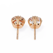 Prestige Four-Prong Diamond Stud Earrings — 10k–18k Gold