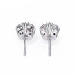 Prestige Four-Prong Diamond Stud Earrings — 10k–18k Gold