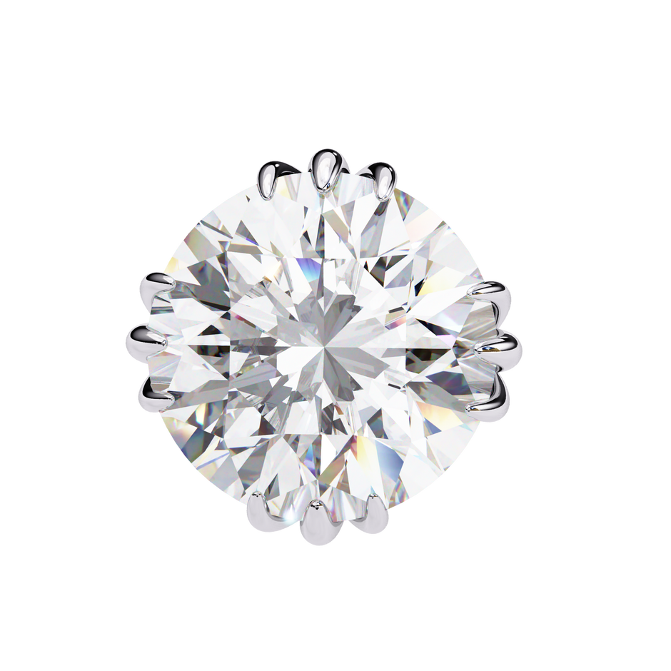 Prestige Four-Prong Diamond Stud Earrings — 10k–18k Gold