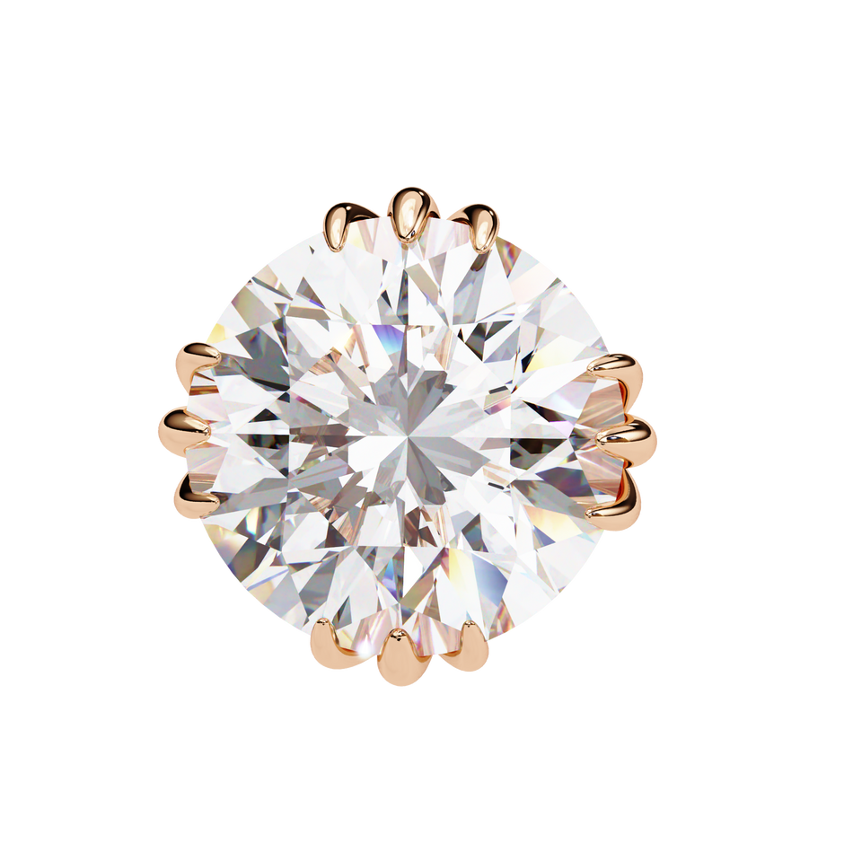 Prestige Four-Prong Diamond Stud Earrings — 10k–18k Gold