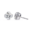 Prestige Four-Prong Diamond Stud Earrings — 10k–18k Gold