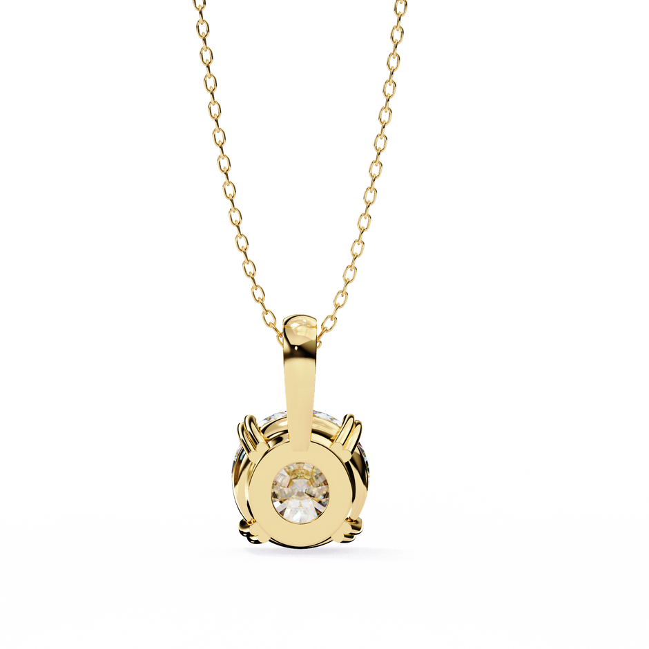 Petite Oval Diamond Pendant