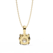 Petite Oval Diamond Pendant