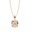 Petite Oval Diamond Pendant