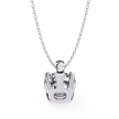 Petite Oval Diamond Pendant