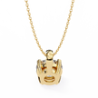 Petite Oval Diamond Pendant