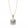 Petite Oval Diamond Pendant