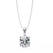 Petite Oval Diamond Pendant