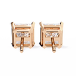 Céleste Gold & Diamond Stud Earrings — 10k–18k Gold