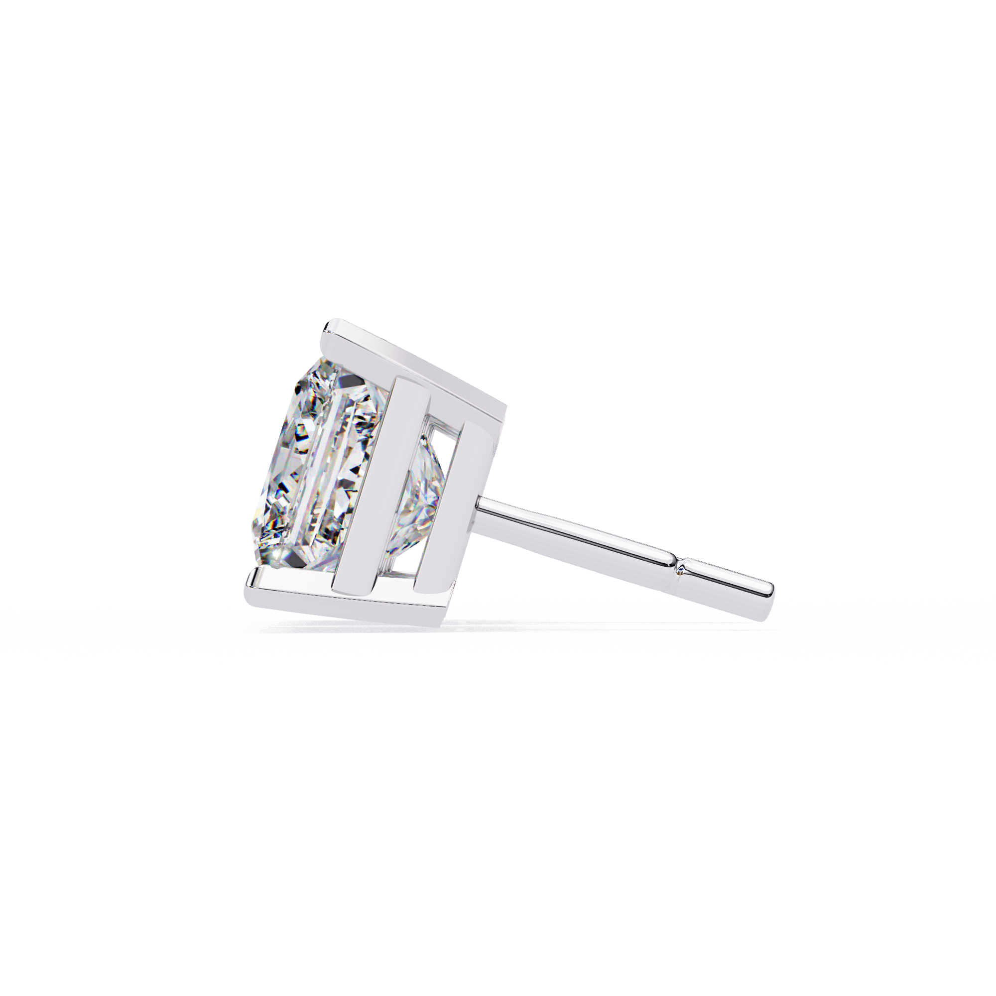 Céleste Gold & Diamond Stud Earrings — 10k–18k Gold