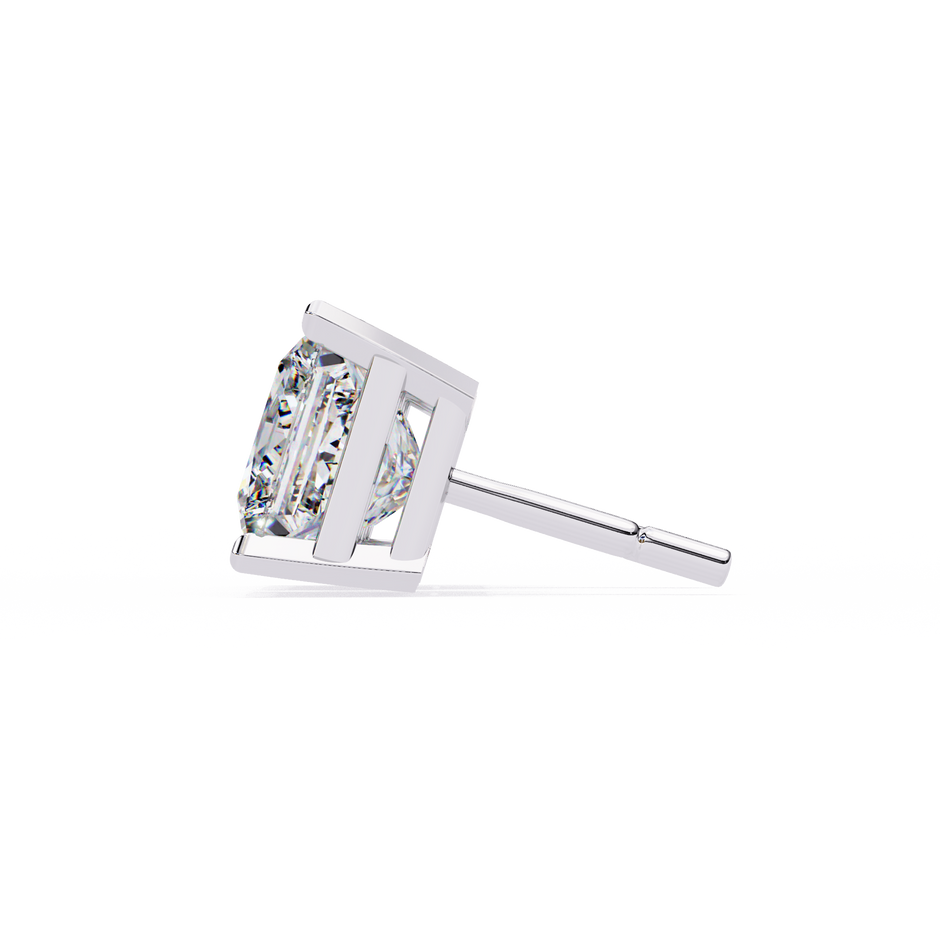 Céleste Gold & Diamond Stud Earrings — 10k–18k Gold