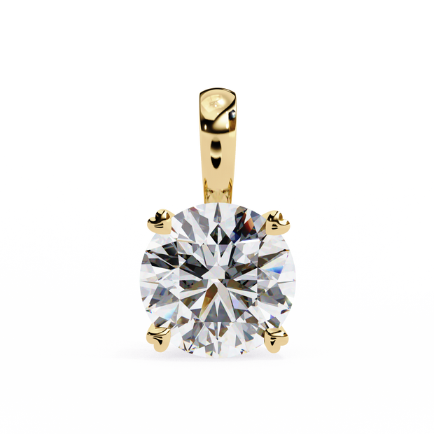 Petite Oval Diamond Pendant