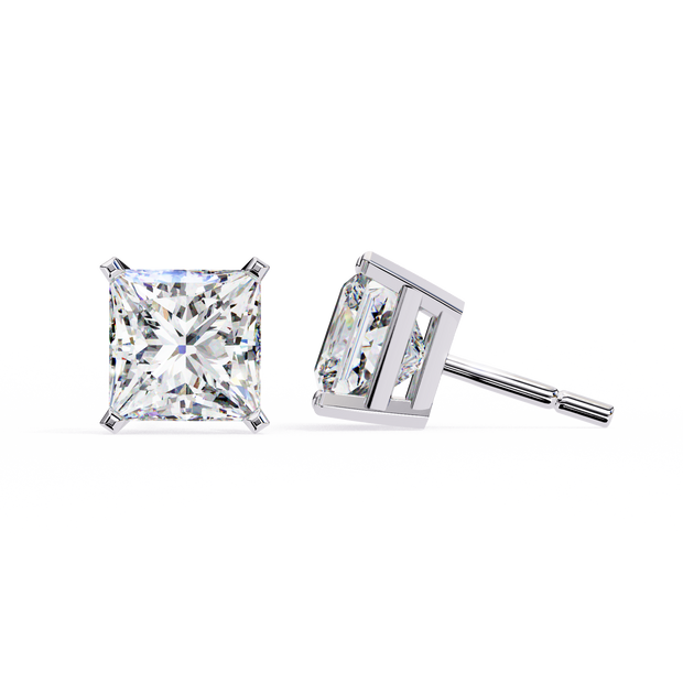 Céleste Gold & Diamond Stud Earrings — 10k–18k Gold