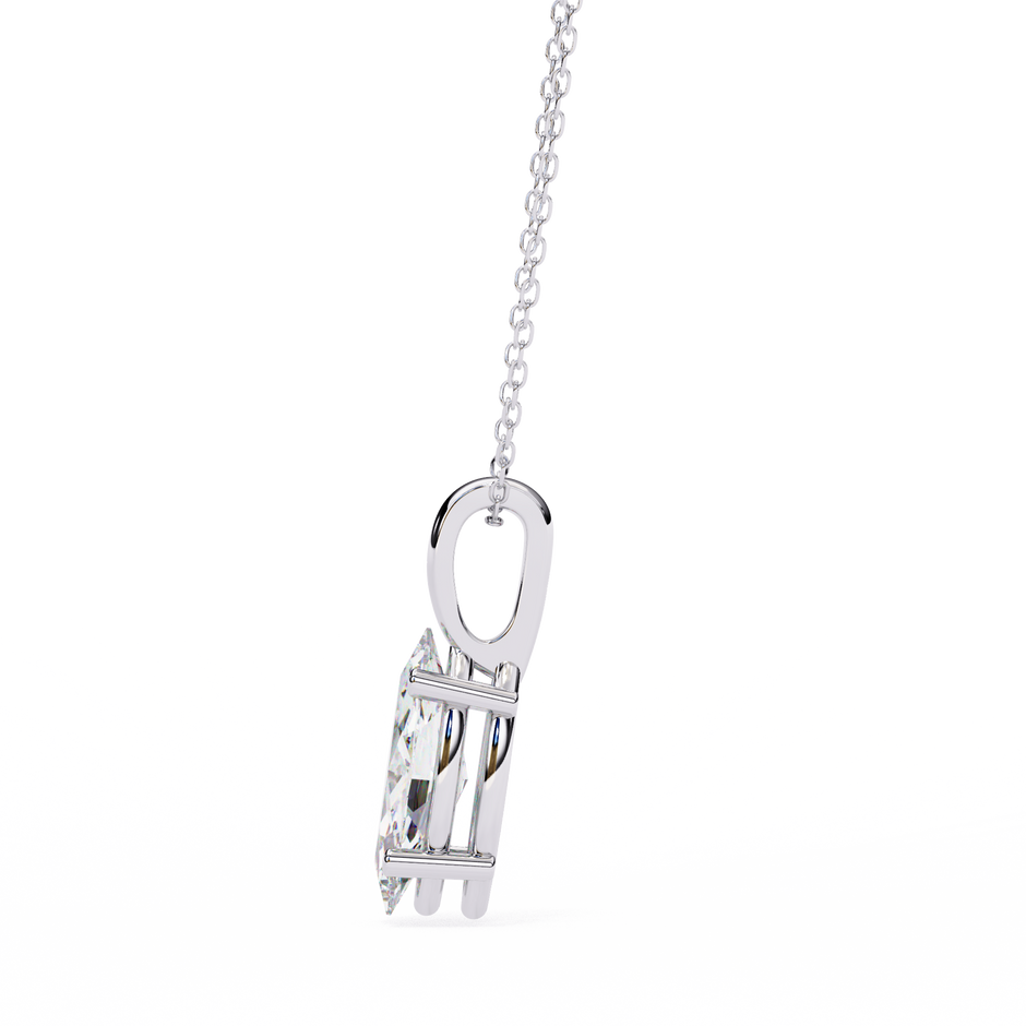 Pavé Diamond Teardrop Pendant