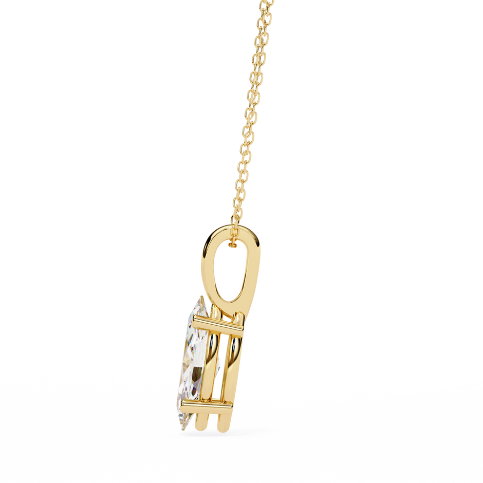 Pavé Diamond Teardrop Pendant