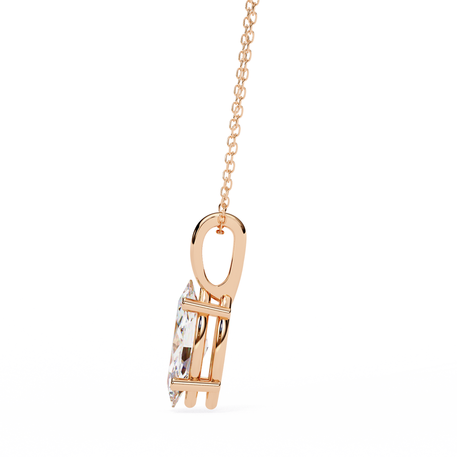 Pavé Diamond Teardrop Pendant