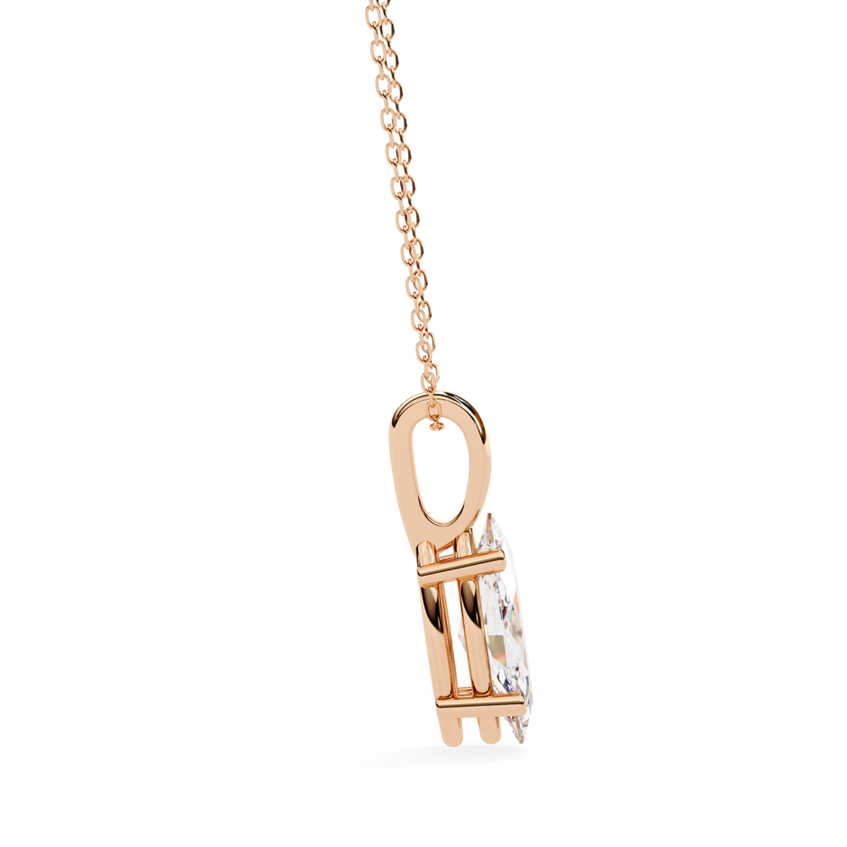 Pavé Diamond Teardrop Pendant