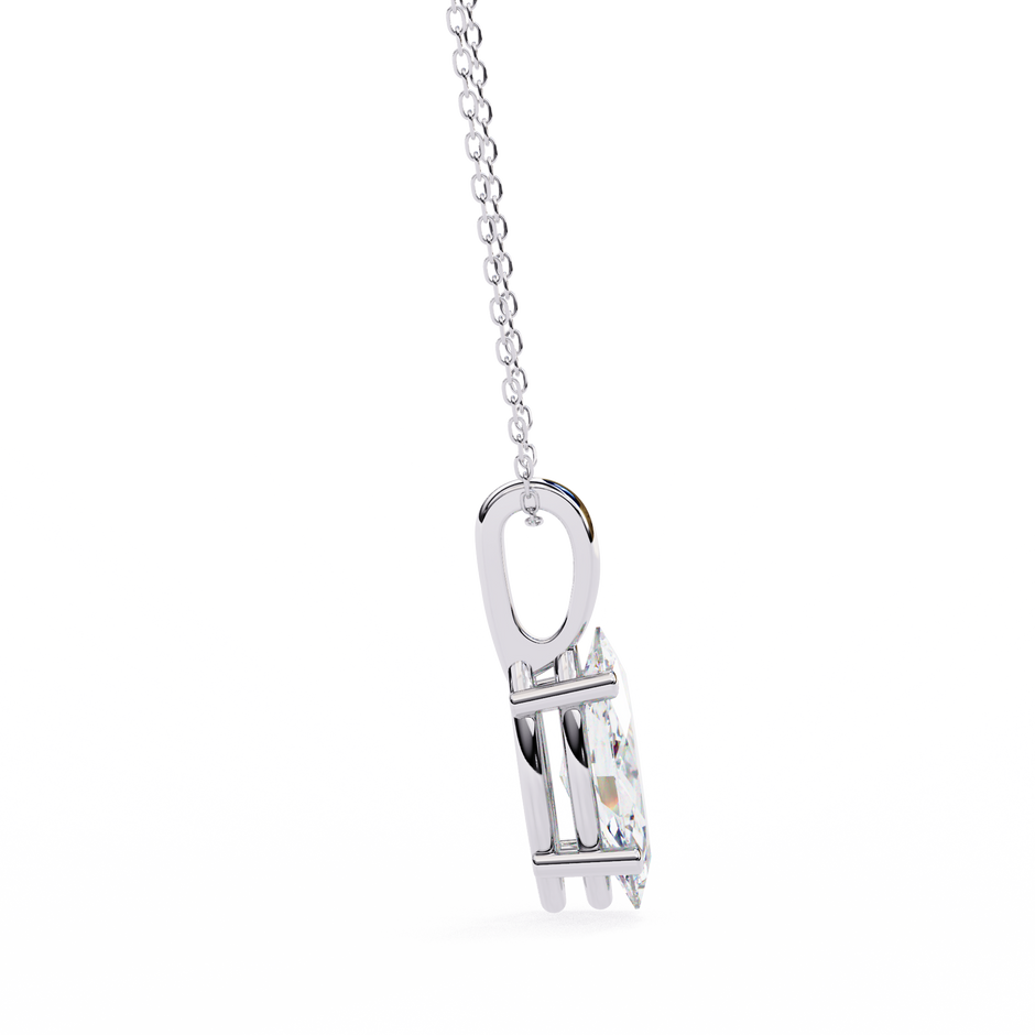 Pavé Diamond Teardrop Pendant