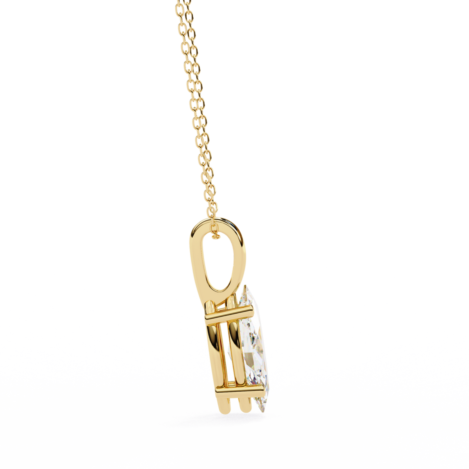 Pavé Diamond Teardrop Pendant