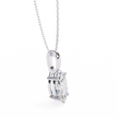Pavé Diamond Teardrop Pendant