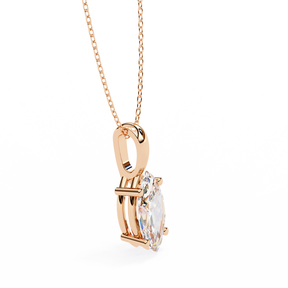Pavé Diamond Teardrop Pendant