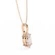 Pavé Diamond Teardrop Pendant