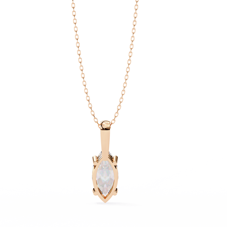 Pavé Diamond Teardrop Pendant