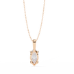 Pavé Diamond Teardrop Pendant