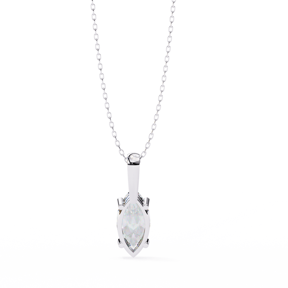 Pavé Diamond Teardrop Pendant