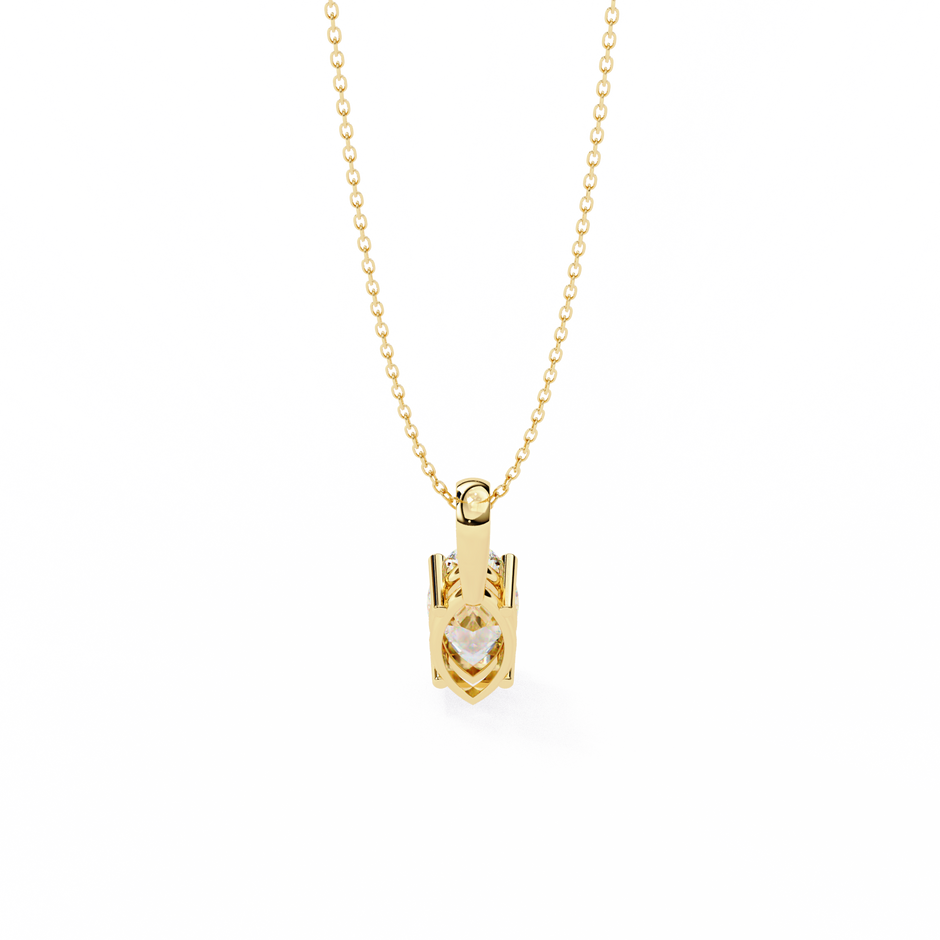 Pavé Diamond Teardrop Pendant