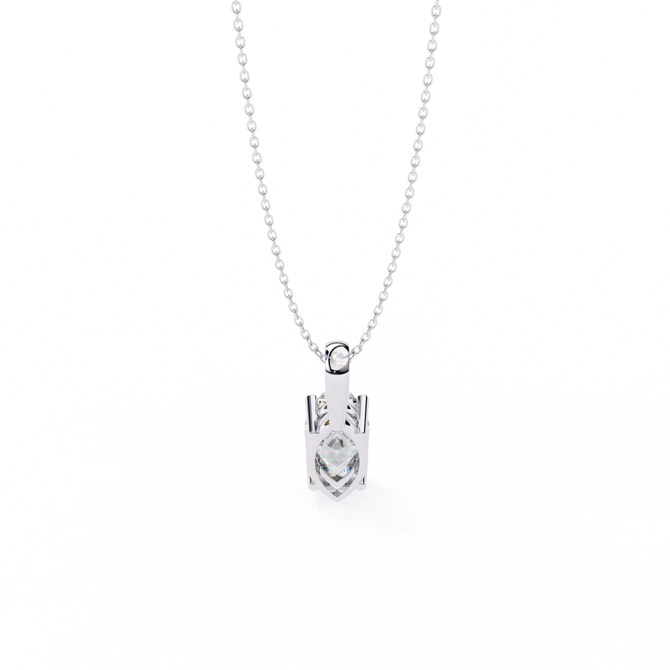 Pavé Diamond Teardrop Pendant
