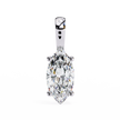 Pavé Diamond Teardrop Pendant