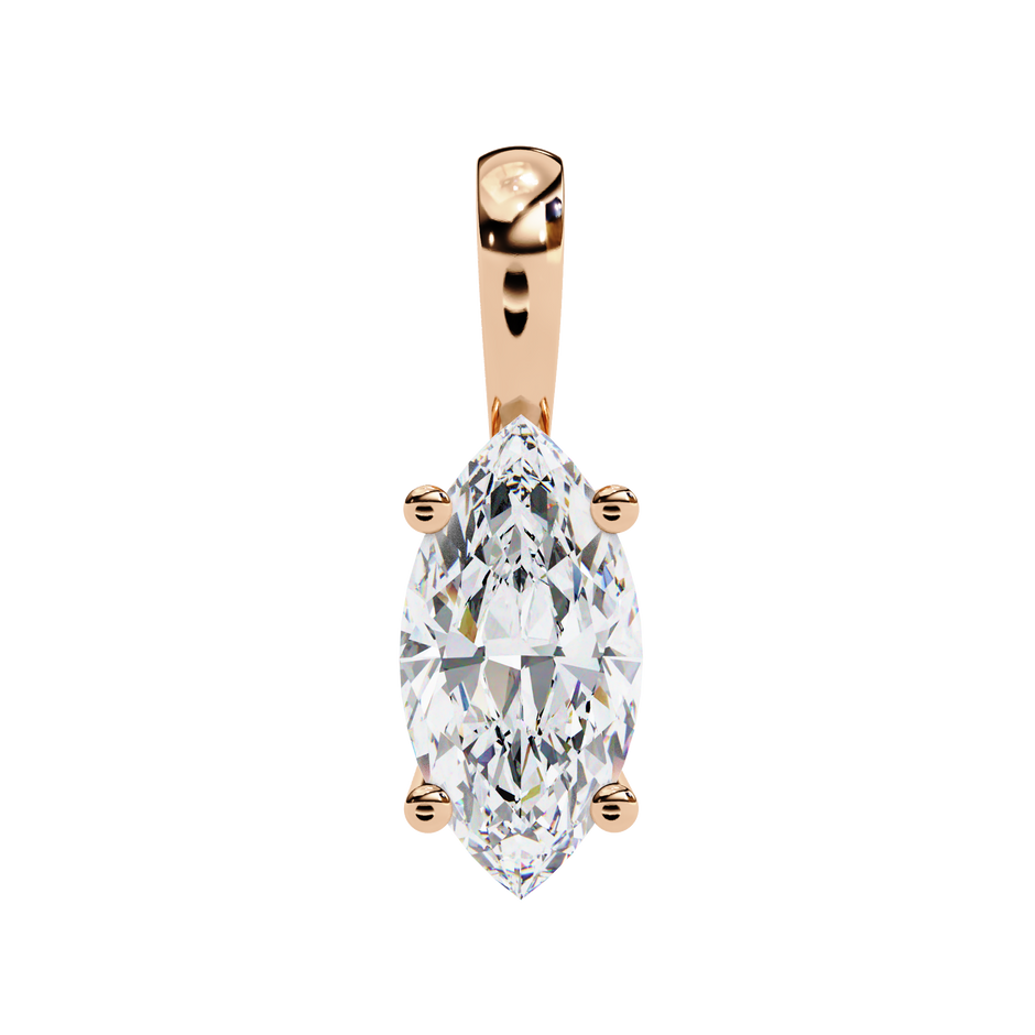 Pavé Diamond Teardrop Pendant