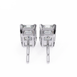 Rivière Halo Diamond Stud Earrings — 10k–18k Gold