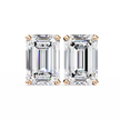 Rivière Halo Diamond Stud Earrings — 10k–18k Gold