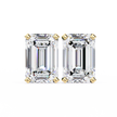Rivière Halo Diamond Stud Earrings — 10k–18k Gold