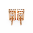 Rivière Halo Diamond Stud Earrings — 10k–18k Gold