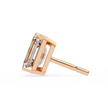 Rivière Halo Diamond Stud Earrings — 10k–18k Gold
