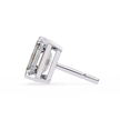 Rivière Halo Diamond Stud Earrings — 10k–18k Gold
