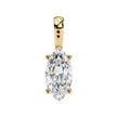 Pavé Diamond Teardrop Pendant