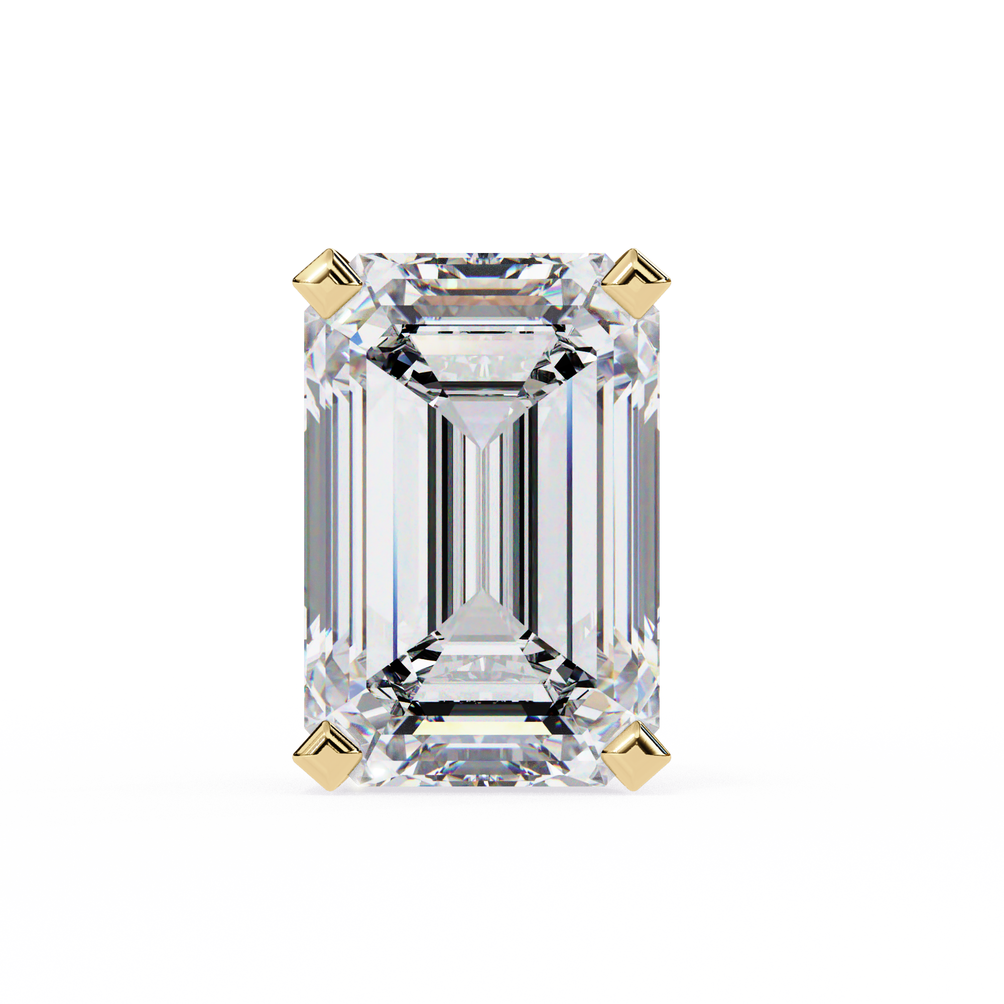 Rivière Halo Diamond Stud Earrings — 10k–18k Gold