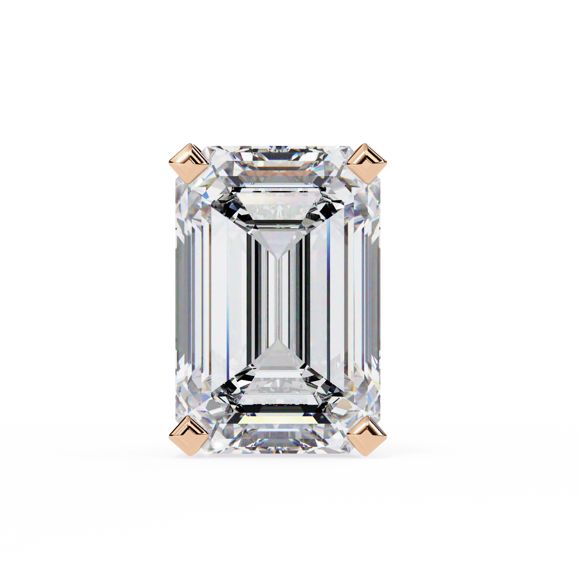 Rivière Halo Diamond Stud Earrings — 10k–18k Gold