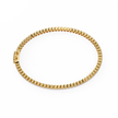 Éclat Pavé Link Bracelet in 10k–18k Gold