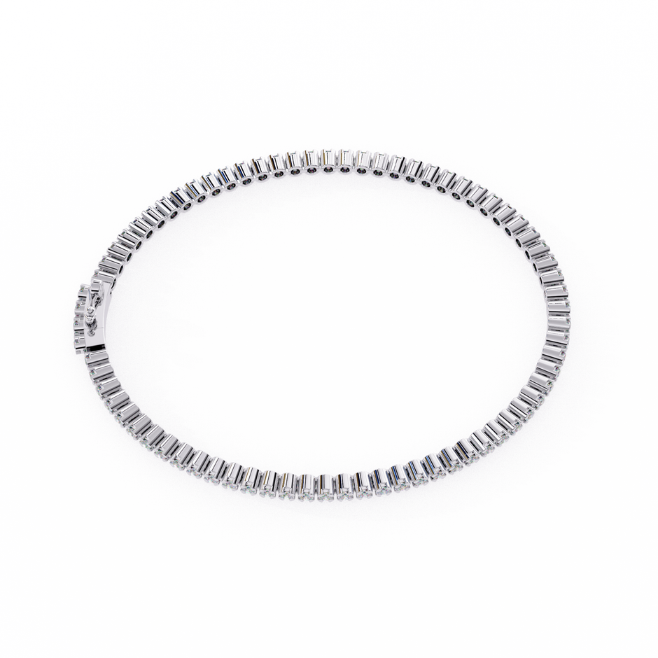 Éclat Pavé Link Bracelet in 10k–18k Gold