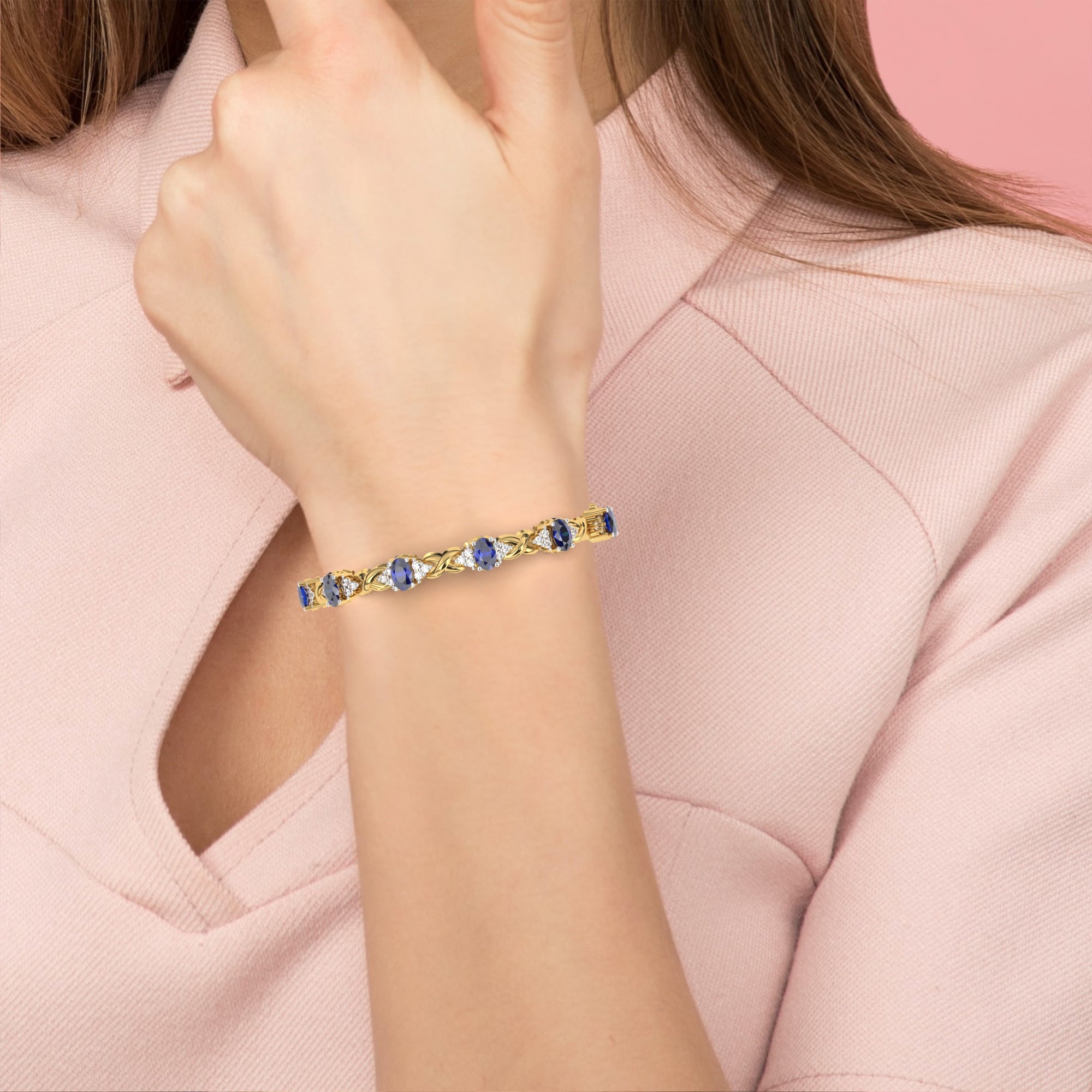 Haute Joaillerie Diamond Cuff in 10k–18k Gold