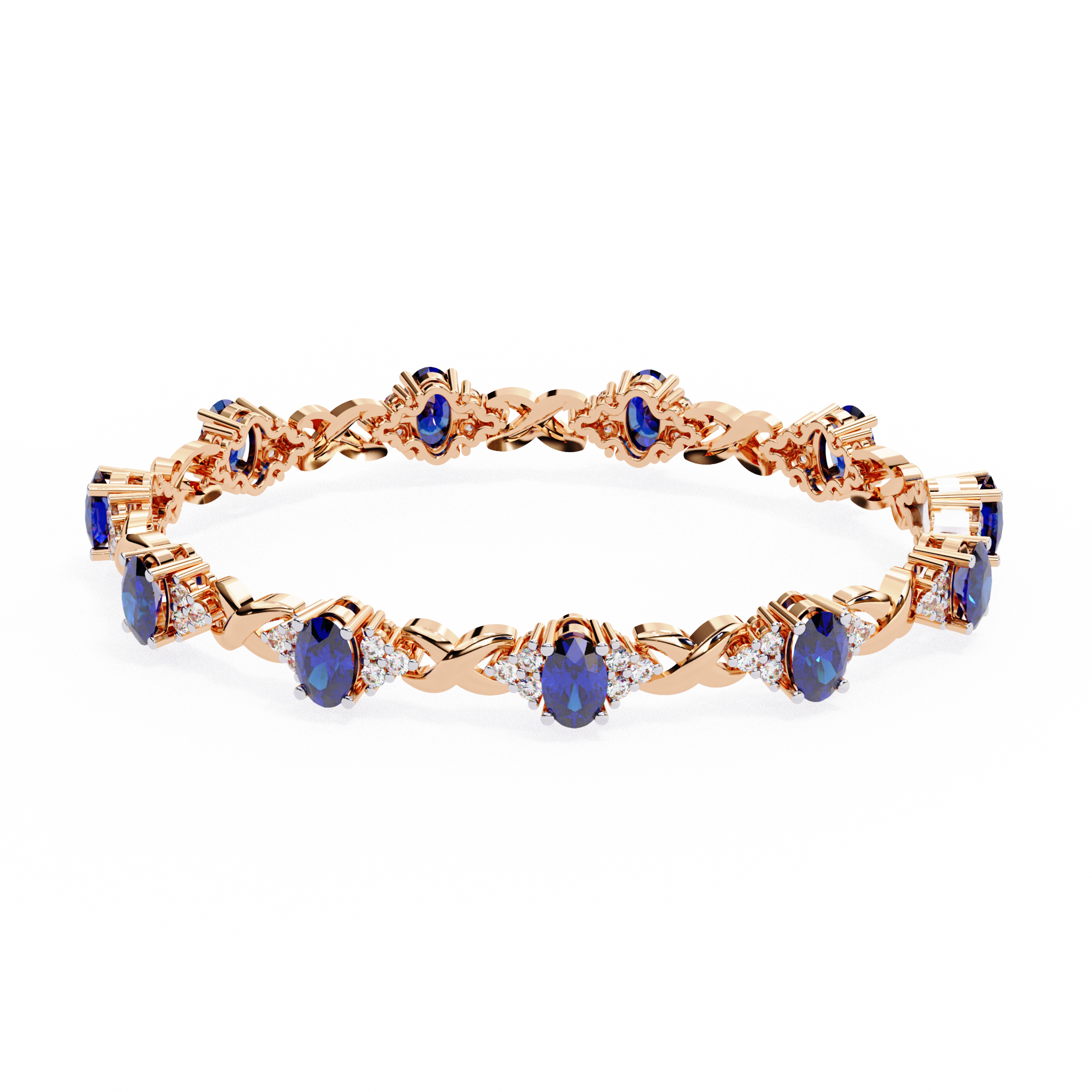 Haute Joaillerie Diamond Cuff in 10k–18k Gold