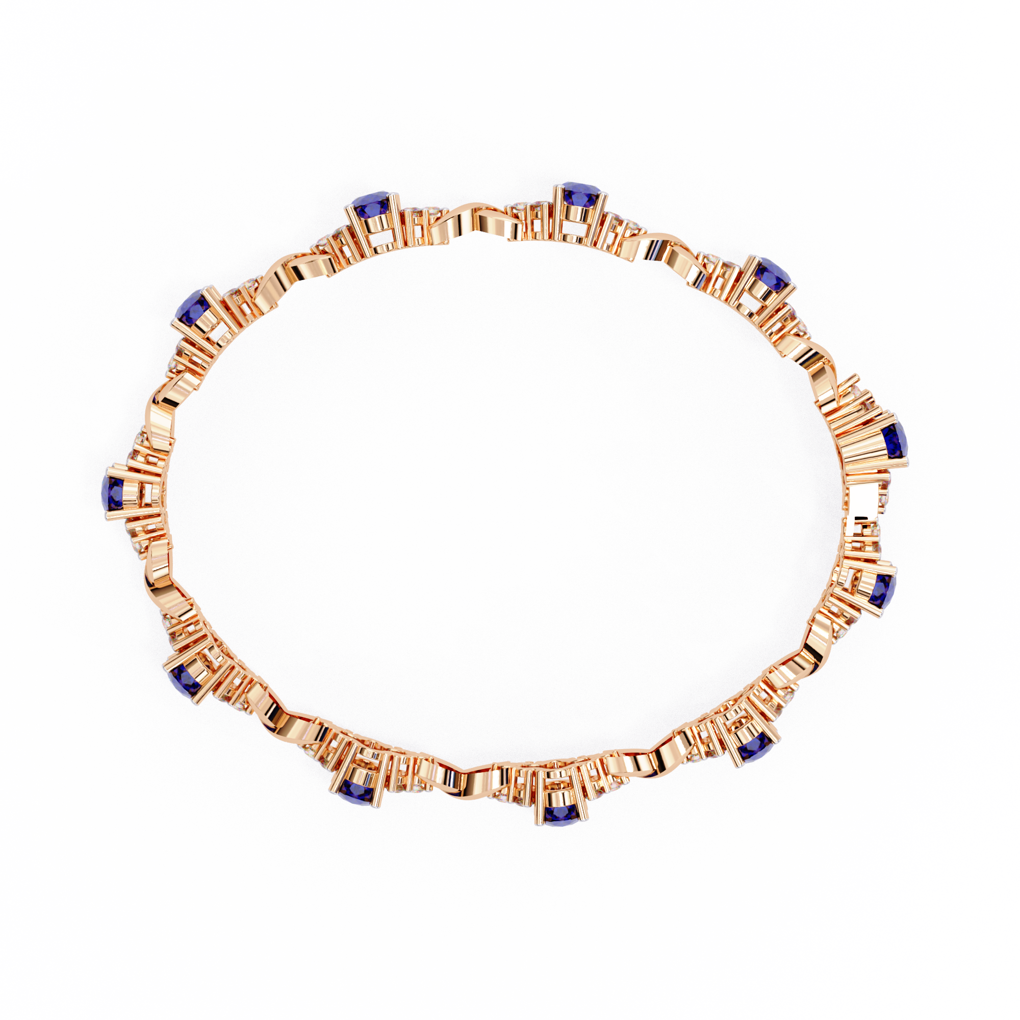 Haute Joaillerie Diamond Cuff in 10k–18k Gold