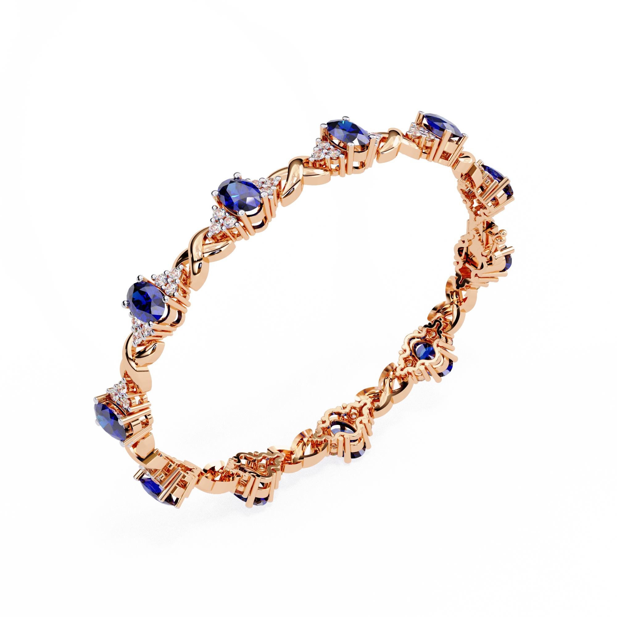 Haute Joaillerie Diamond Cuff in 10k–18k Gold