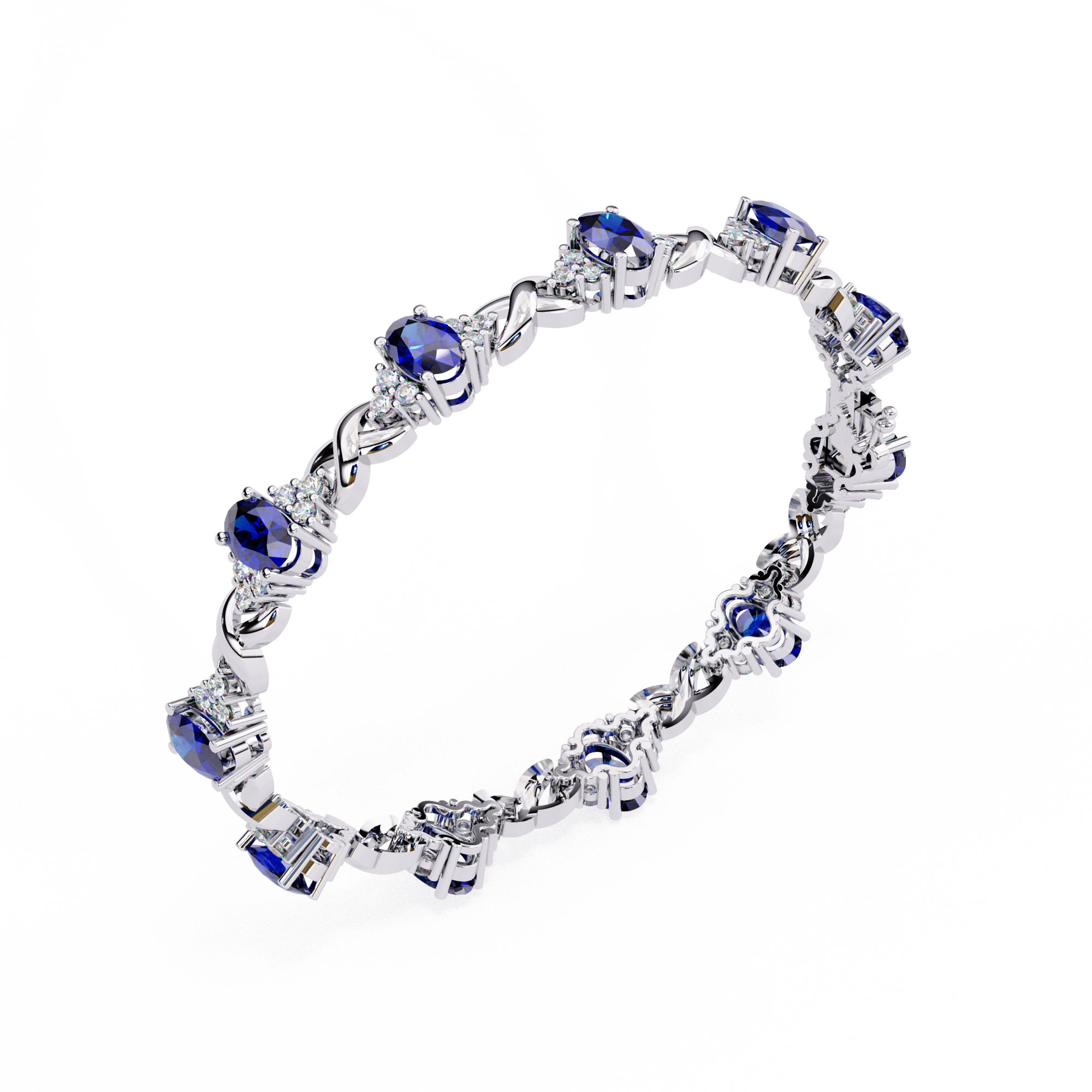 Haute Joaillerie Diamond Cuff in 10k–18k Gold